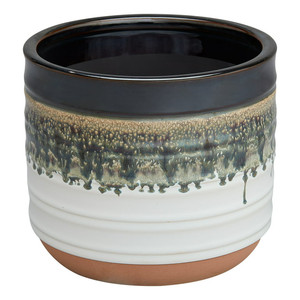lot 45858 image: Better Homes & Gardens 8  8 6.7 Nikolaos Ceramic Planter, Multi Color