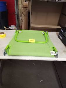 lot 27693 image: dolgencorp Co folding lounge chair green 1only