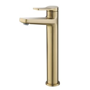 lot 27696 image: Indy�� Single Handle Vessel Bathroom Faucet in Brushed Gold