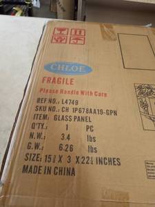 lot 27697 image: Chloe stainless panel picture