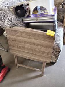 lot 27713 image: nice grey tv tray 1only