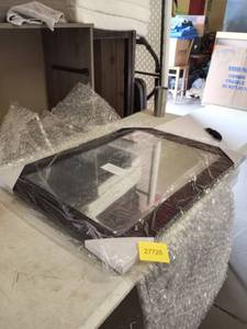 lot 27728 image: mirror trend wall mirror not broken black