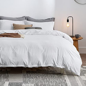lot 1130 image: White Duvet Cover King Size cover only