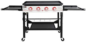 lot 5160 image: Royal Gourmet GB4000F 36-Inch Flat Top Gas Griddle MSRP $492.79