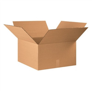 lot 5162 image: PLAIN KRAFT CORRUGATED SHIPPING BOXES - - 24 X 20 X 12 30 Pack