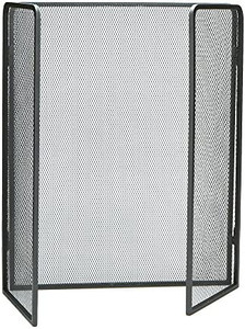 lot 5165 image: Mind Reader FIRESCREEN-BLK 3 Panel Fire Place Screen Door