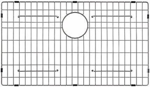 lot 5167 image: KRAUS KBG-200-33 Stainless Steel Bottom Grid
