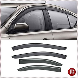 lot 5192 image: Deebior 4pcs Outside Mount Style Tape On Dark Smoke Side Wind Deflector,Sun Rain Guards Ventvisor Window Visors fit for 2009-2015 Nissan Maxima 94100
