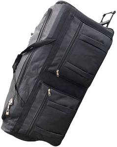 lot 5227 image: Gothamite 36-inch Rolling Duffle Bag with Wheels, Luggage Bag, Hockey Bag, XL Duffle Bag With Rollers, Heavy Duty Oversized Bag (Black)