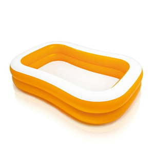 lot 5234 image: Intex Outdoor Inflatable Family and Kids Swimming Pool Swim Center Mandarin