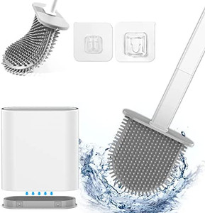 lot 5254 image: Silicone Flex Toilet Brush,Toilet Cleaning System,