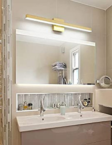 lot 6202 image: Modern Gold Vanity Light Fixtures