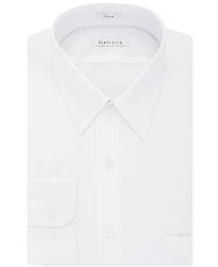 lot 6220 image: Van Heusen Mens Classic-Fit Poplin Dress Shirt