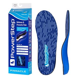 lot 6222 image: Powerstep unisex adult Pinnacle Insole, Blue, Men s Size 7-7.5 Women Size 9-9.5 US