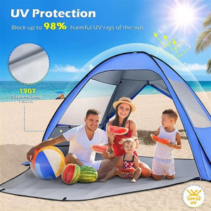 lot 6246 image: MOVTOTOP 659C Double-Door Pop-Up Beach Tent