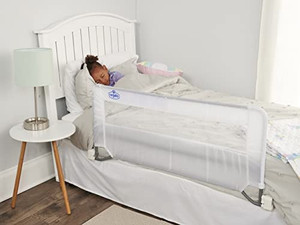 lot 6249 image: Regalo Swing Down Bed Rail Guard, with Reinforced Anchor Safety System
