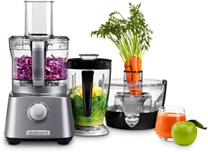lot 6253 image: Cuisinart CFP-800 Kitchen Central 3-in-1 Food Processor, Gun Metal