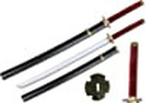 lot 8118 image: SparkFoam 39 Foam Samurai Sword (1)  Plastic Scabbard Bundle (1)