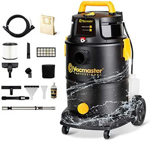 lot 8131 image: Vacmaster Wet Dry Shampoo Vacuum Cleaner 3 in 1 Portable Carpet Cleaner 8 Gallon 5.5 Peak HP Power Suction