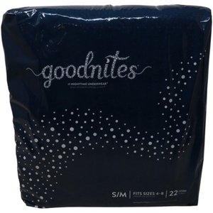 lot 8243 image: Goodnites Nighttime Bedwetting Underwear, Girls SM (43-68 lb.), 44 Ct