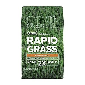 lot 8256 image: Scotts Turf Builder Rapid Grass Bermudagrass - Combination Seed and Fertilizer, 4 lbs., Covers Up to 5,000 sq. ft. (B09JXZH5WM)