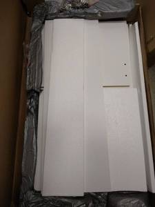 lot 9388 image: Prepac HangUps Wardrobe White (Box 2 of 2) there is no box 1
