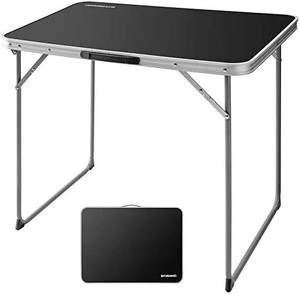 lot 9404 image: FUNDANGO Folding Camping Table Lightweight Desk Portable Handle, Reinforced Steel Frame, Easy to Carry and Clean, Great for Outdoor Picnic Beach Backyard