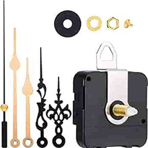 lot 9427 image: 2 Pair Hands Quartz Clock Movement DIY Wall Clock Movement Mechanism Clock Repair Parts Replacement (Shaft Length 45 Inch 20 mm, Color Set 3)
