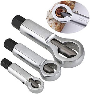 lot 9430 image: EEEKit Metal Nut Splitter Cracker, Metal Nut Splitter Breaker Manual Pressure Nut Cracker Remover Extractor Tool, 9-12mm12-16mm16-22mm Nut Remover Extractor Tools