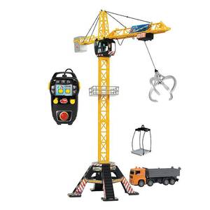 lot 9433 image: Dickie Toys - Mega Crane Remote Control Set With Truck