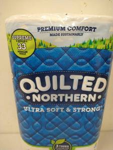 lot 9435 image: Quilted Northern Ultra Soft & Strong Toilet Paper, Supreme 8 Rolls