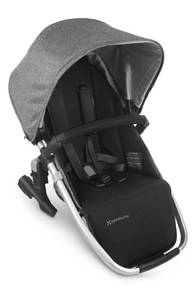 lot 9440 image: UPPAbaby VISTAVISTA V2 Rumble Seat in Charcoal Melangeblack Leather at Nordstrom