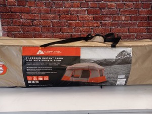 lot 7249 image: Tent and Screen House 11O Instant Cabin w Private Room- Retail $129