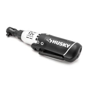 lot 6303 image: Husky 38 in. 12-Volt Battery Cordless Ratchet Driver Powered Torque Repair Tool
