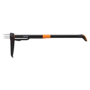 lot 6309 image: Fiskars 39 in. Deluxe 4-Claw Stand-Up Weeder