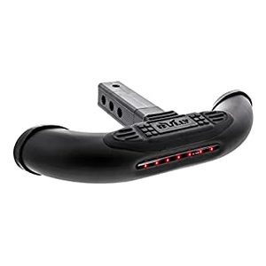 lot 6314 image: Bully Truck Hitch Step with LED Light Black
