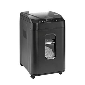 lot 6329 image: Amazon Basics 150-Sheet Autofeed Micro-Cut Paper Shredder