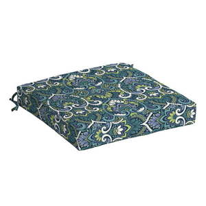 lot 6360 image: Arden Selections Sapphire Aurora Damask Outdoor Seat Cushion