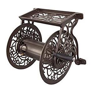 lot 6368 image: Liberty Garden 125 Cast Aluminum Wall Mount Hose Reel