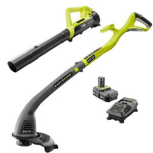 lot 6369 image: ONE 18-Volt Lithium-Ion String TrimmerEdger and Blower Combo Kit