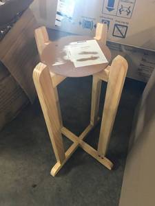 lot 6372 image: Wooden Plant Stand
