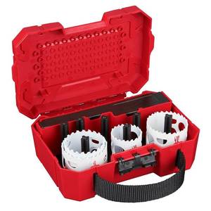 lot 6408 image: Milwaukee Hole Dozer Bi-Metal Hole Saw Kit (8-Piece)