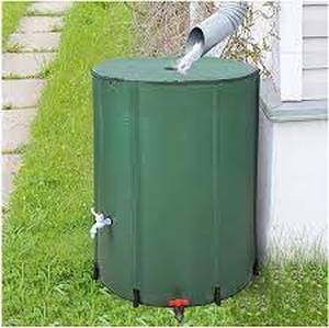 lot 6348 image: Winado 50 Gal. Green Rainwater Barrel