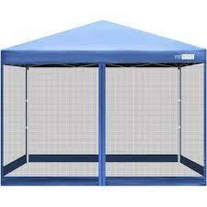 lot 6395 image: Large Blue Canopy w Screen