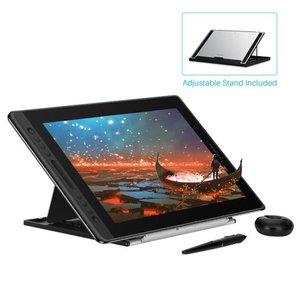 lot 27920 image: $$ HUION KAMVAS PRO 16 Stand 15.6 Graphic Drawing Monitor Pen Display - Retail $399