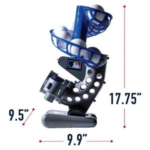 lot 27950 image: Franklin Sports - MLB Electronic Baseball Pitching Machine - Blue