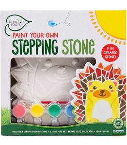 lot 30962 image: Creative Roots Paint Your Own Hedgehog Stepping Stone by Horizon Group USA Toy, Assorted - Lot of 2