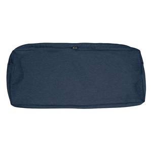 lot 30969 image: Classic Accessories Montlake FadeSafe Water-Resistant Patio BenchLoveseat Cushion Cover 54 x 18 x 3 inch Heather Indigo
