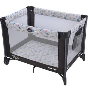 lot 31002 image: Graco Pack and Play Portable Playard, Push Button Compact Fold, Carnival