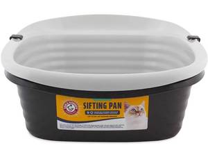 lot 32629 image: Petmate Arm & Hammer Large Sifting Litter Box with Microban for Odor Control